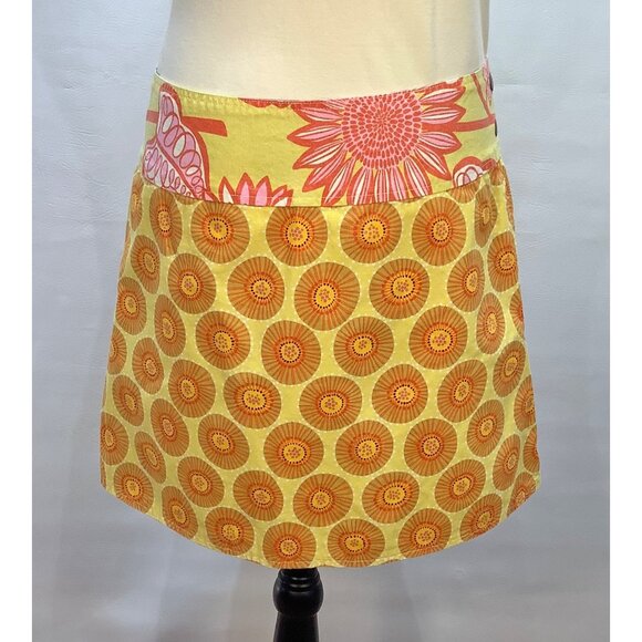 VTG Hippie Mini Skirt One Size Adjustable Size Flower Power Festival No tags - Picture 3 of 6